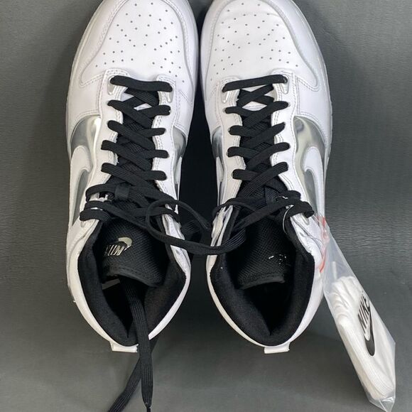 Nike Dunk High SE Chrome sneaker shoes women size 9 - Picture 8 of 10